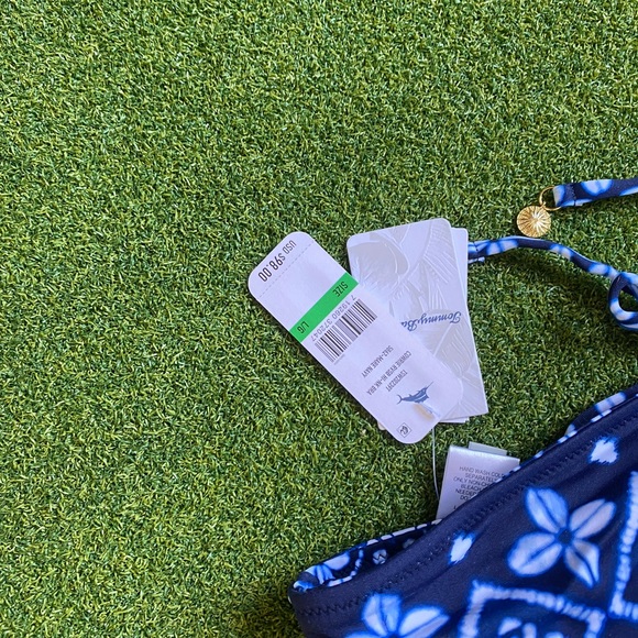 Tommy Bahama High Neck Reversible Bikini Top Swim - Picture 4 of 8